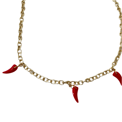 Cachos Rojos Necklace