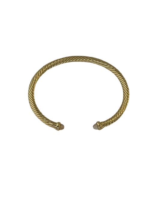 Rollo gold cuff bracelet